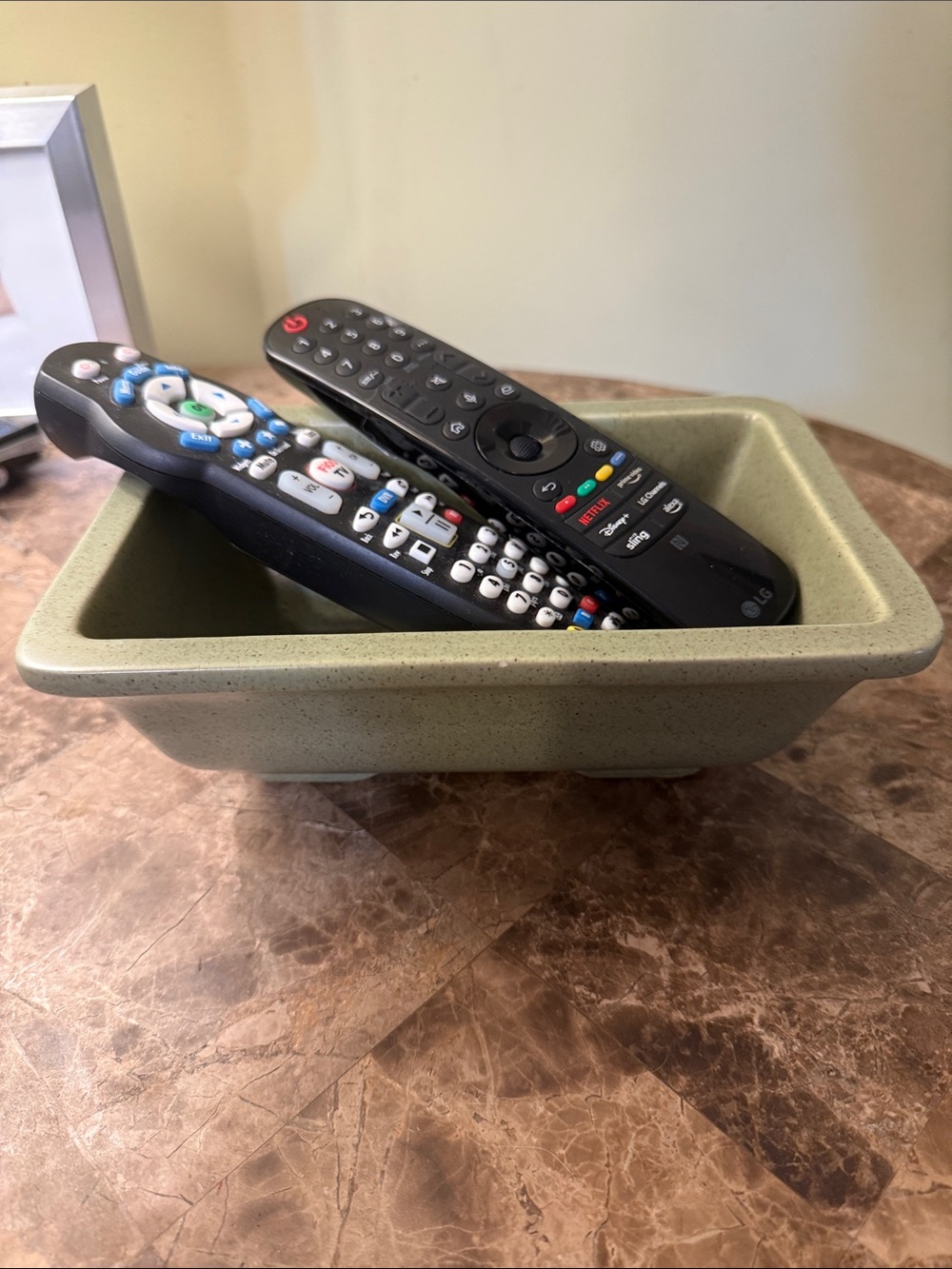 Vintage Haeger  Rectangular Planter in Sage Green